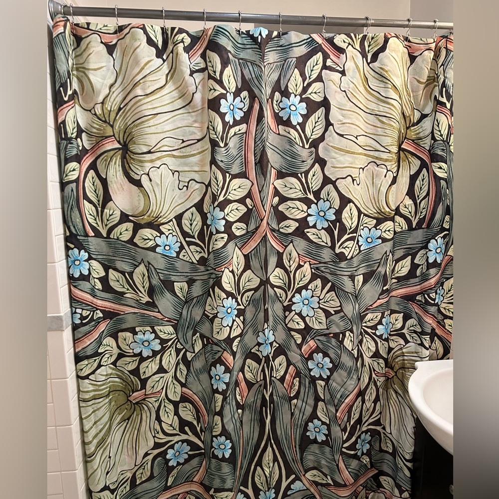 Society6 Shower Curtain with William Morris Print